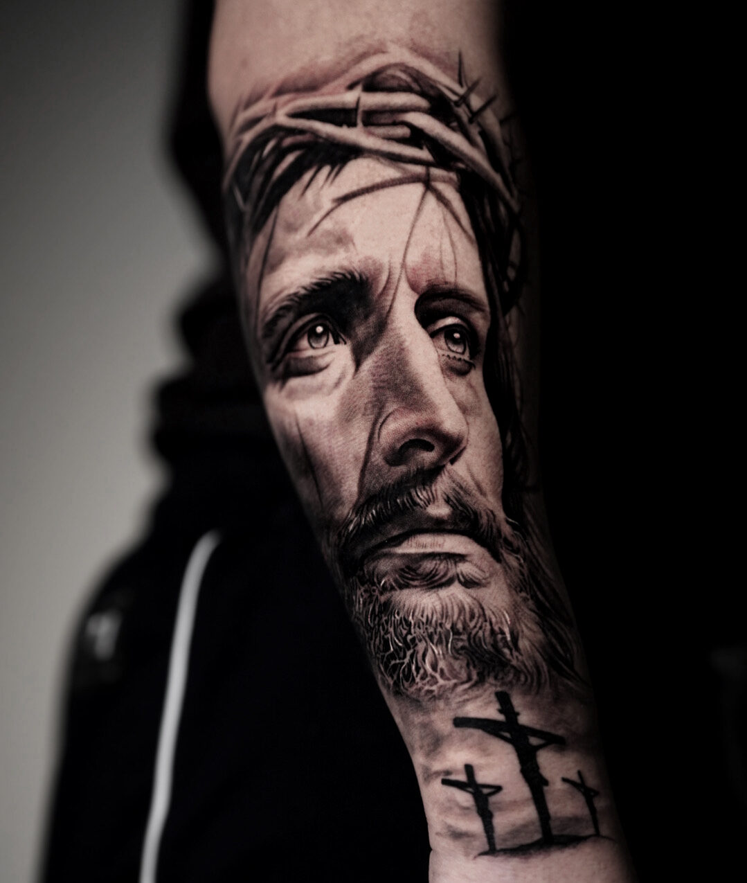 Jesus portrait by Nathan Hebert